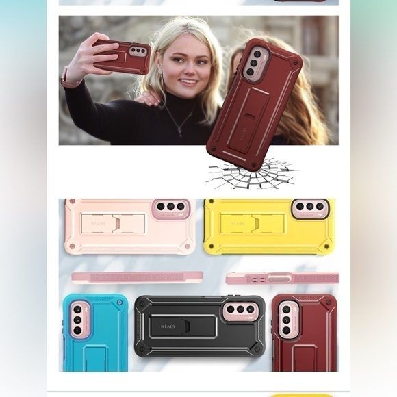 COMPATIBLE with Motorola Moto G Stylus Phone Case Screen Protector
Kickstand NEW - Picture 14 of 15